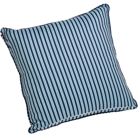 Tommy Hilfiger HTF! 2 rare "Clayton" plain reversible pillows blue green - Picture 5 of 6